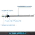 thumbnail image 2 of Bodeman Front Right CV Axle Drive Shaft Assembly (Passenger Side) for QUADRA DRIVE - 1999 2000 2001 2002 2003 2004 Jeep Grand Cherokee - 4WD and w/Vari-Lok Progressive, 2 of 7