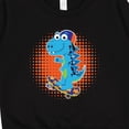 thumbnail image 3 of Inktastic Skateboard Dinosaur for Boys Toddler Sweatshirt, 3 of 4