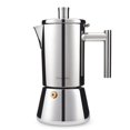 thumbnail image 1 of Easyworkz Diego Cafetera Italiana de Acero Inoxidable para Cocina de inducción,200 ml, 4 Tazas, Plata, 1 of 1
