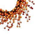 thumbnail image 5 of Northlight Artificial Berries Fall Harvest Twig Wreath - 14" - Orange and Red - Unlit, 5 of 10