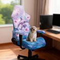 thumbnail image 3 of Xixirimido Gaming Chair Seat Cover Breathable Game Chair Slipcovers with Armrest Covers Non-slip Covers for Swivel Gaming Armchair, Dolphins Hibiscus Floral, 3 of 8