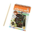 thumbnail image 2 of Yesbay Scratch Art Notebook Kids Rainbow Colorful Scratch Art Kit Drawing Painting Paper Notebook with Drawing Stick Gift, 2 of 5