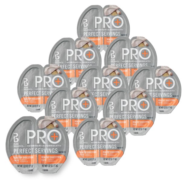 Pure Balance PRO+ Healthy Digestion Turkey Wet Cat Food 2.64oz (10 pack