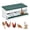 Green-3, variant on 4 Compartment Nesting Boxes for Chickens, Chicken Nesting Box to Protect Eggs, Chicken Laying Boxes, Easy to Clean and Install