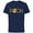 Navy, variant on Winnie the Pooh Classic Lettering - Short Sleeve Cotton T-Shirt for Adults - Customized-Black