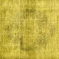 thumbnail image 1 of Ahgly Company Machine Washable Indoor Square Persian Yellow Traditional Area Rugs, 4' Square, 1 of 4