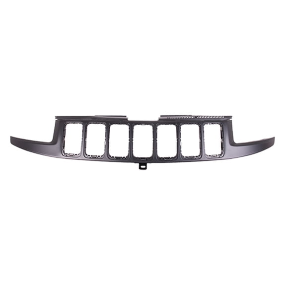 New Aftermarket CAPA Black Front Grille Replaces 5RM46TZZAA One Piece fits 2014-2016 Jeep Grand Cherokee