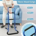 thumbnail image 4 of Stand Assist Aid for Seniors, Portable Chair Lift for Sofa & Recliner, Adjustable Couch Rail for Safe Sitting & Standing, Mobility Aid for Adults (Blue), 4 of 6