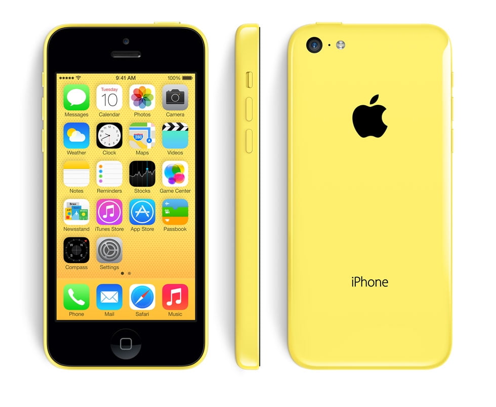 leren Mineraalwater Dagelijks iPhone 5c 16GB Yellow (Unlocked) Refurbished A+ - Walmart.com