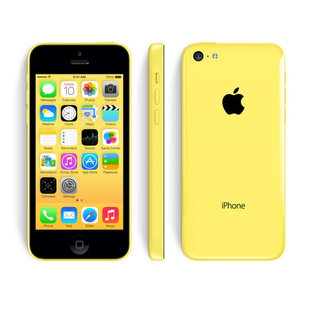 iPhone 5c 16GB Yellow (Unlocked) Refurbished A+ (Best Price On Ipod Touch 16gb)