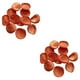 thumbnail image 2 of Ounissouiy Paquete de 200 flores y plantas de imitación anchas, elegantes para decoraciones de bodas, decoraciones para fiestas B12 naranja B12 naranja oscuro 2piezas, 2 of 6