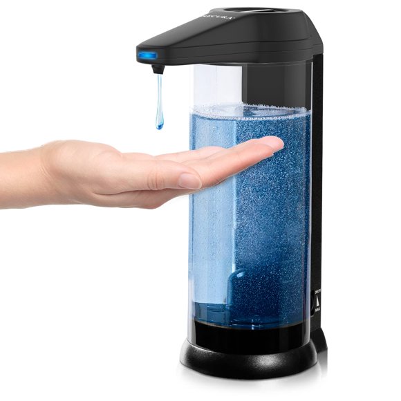 Dispensador automático de jabón sin contacto Secura 500 ml negro
