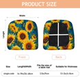 thumbnail image 3 of Sunflower Seat Covers for Dining Room Chairs Set Of 4,Stretch Printed Washable Chair Seat Cover with Elastic Ties and Button,Removable Waterproof Couch Cushion Covers, 3 of 6