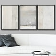 thumbnail image 2 of wall26 Framed Canvas Print Wall Art Set Pastel Gray Grunge Color Blocks Abstract Shapes Illustrations Modern Art Decorative Chic Multicolor for Living Room, Bedroom, Office - 24"x36"x3 Blac, 2 of 5