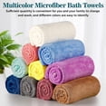 thumbnail image 4 of Tupukom Bath Bath Towels on Reusable Bamboo Fiber Face Towels Washcloths for Makeup Removal for Gym Yoga Travel Spring Bathroom Accessories Summer Essentials,4pcs, 4 of 9