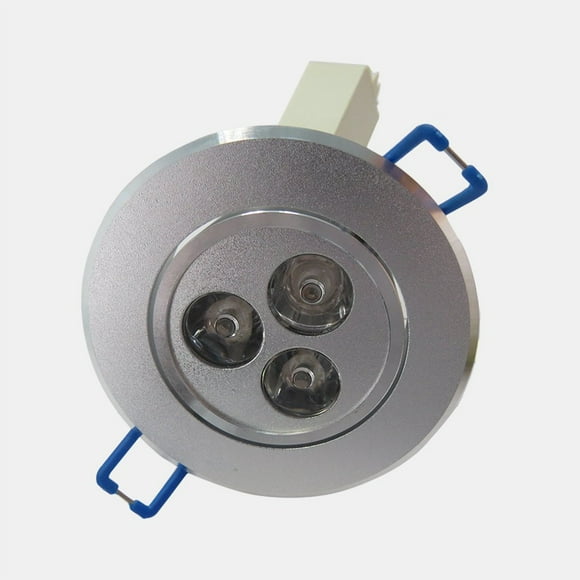 3*1W RGB LED Recessed Ceiling Light Spotlight Downlight Lamp + Remote Control