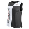 thumbnail image 2 of Women's Fanatics Black/White San Francisco Giants Color-Block Tank Top, 2 of 3