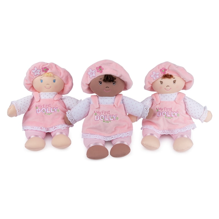GUND Baby My First Dolly, Soft Plush Toy for Infants, Pink/White