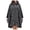 Black, variant on Unisex Waterproof Rain Jacket Hooded Lightweight Raincoat with Pockets, Windproof Outdoor Travel Hiking Rain Wear