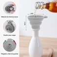 thumbnail image 3 of 11 Cucharas Medidoras y Tazas Medidoras de Cocina, con Measuring Cup de Graduadas, Embudo Plegable y Tarjeta de medición magnética, acero inoxidable para Medir Líquidos y Los Ingredientes (Rosa), 3 of 8