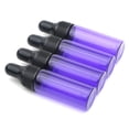 thumbnail image 4 of Small Dropper Bottles Essential Oil Glass Bottle,Lotion Perfume Sample Vials with Glass Eye Dropper and Black Caps Pink Bottle 30 PCS 5ml (purple), 4 of 5