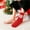 A, variant on Christmas Stockings,Magnetic Hand-Holding Mid-Tube Socks Gift Pair,Holiday Decorative Socks for Fireplace, Xmas Tree and Indoor Winter Seasonal Display