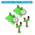 thumbnail image 3 of Physical Experiment Set, 2 Pcs Electric Bell Magnetism Experiment Kits Electromagnet Labs Induction, Green, 3 of 4