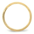 thumbnail image 7 of 14K Yellow Gold 5mm Light Weight Milgrain Half Round Band Ring Size 11.5, 7 of 7