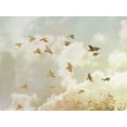 thumbnail image 2 of Goldberger, Jennifer 24x19 Black Ornate Wood Framed with Double Matting Museum Art Print Titled - Golden Flight II, 2 of 4