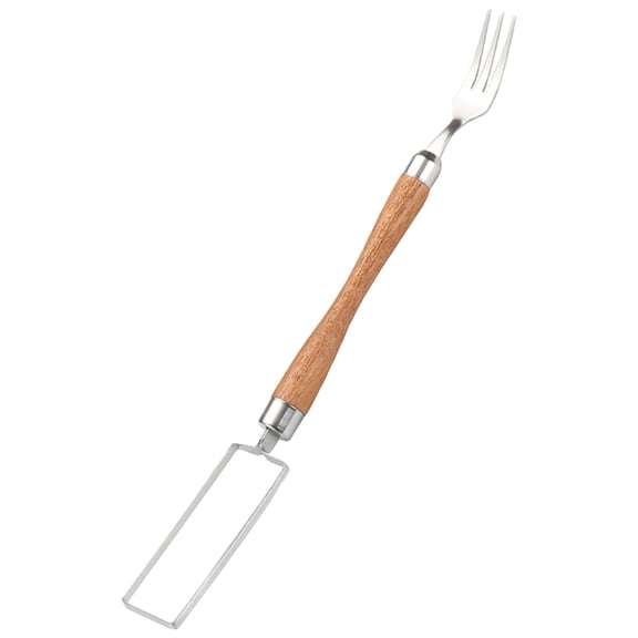 HOMEMAXS Stainless Steel Watermelon Cutter Fork - Metal Fruit Slicer for Easy Watermelon and Melon Cutting