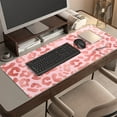 thumbnail image 5 of Glitter Leopard Print Desk Mat, Desk Accessory, Cute Workspace, Trendy Workspace, Trendy, 35.4x15.7in Large Gaming Mouse Pad, Cute Desk Topper, Pretty Desk Pad, 5 of 6
