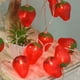 thumbnail image 5 of 59 Inches LED Strawberries String Lights Party Ambient Lights Birthday Decoration Scene Decoration Lamps Fruit Shape Battery Powered, 5 of 6