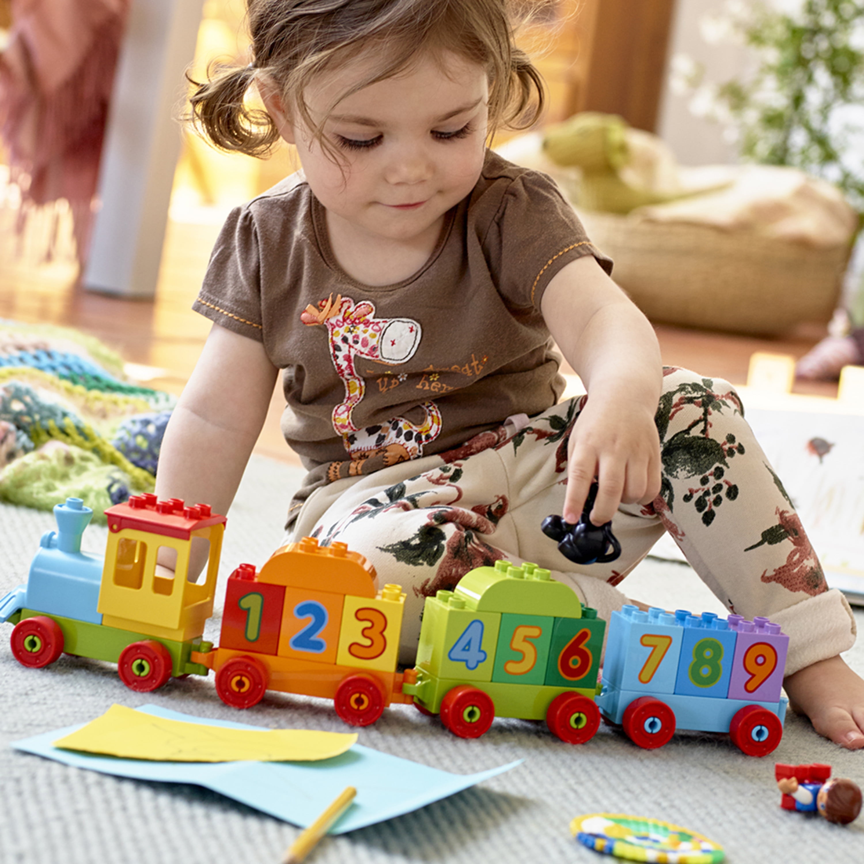 lego duplo learn to count train