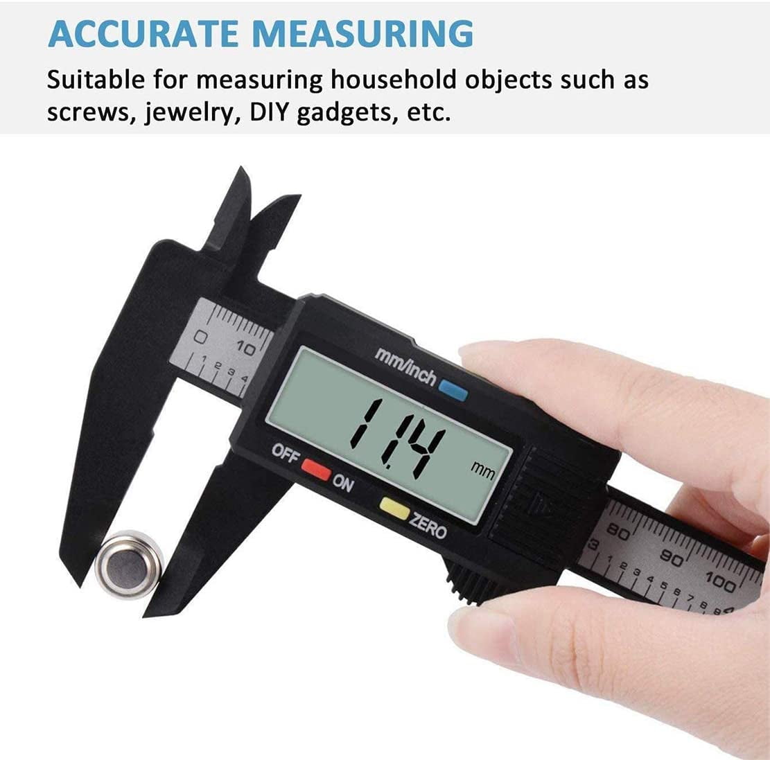 Vernier caliper Electronic digital vernier caliper inch/metric/fraction conversion stainless