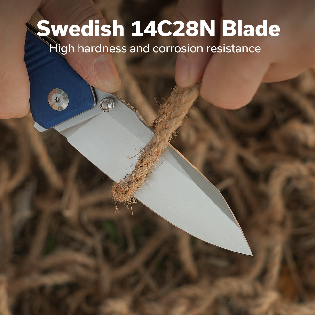 CIVIVI Placoid Pocket Knife, Folding Knife with 3.67" 14C28N Blade G-10 Handle C23079-2