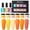 Multicolor Polish Set, variant on MISSCHEERING 6 Colors Dipping Powder Set, Dip Powder Nail Art Starter Kit for DIY Salon, No LED Nail Lamp Needed, Manicure with Base Top Coat Activator, Professional Quality Green Theme Setup.