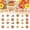 C, variant on 1 Set Pizza Themed Birthday Party Decoration Kit, Happy Birthday Banner with Cake Topper Cupcake Picks and 18 Balloons for Kids Pizza Party Supplies, 30cm Banner, Clearance A