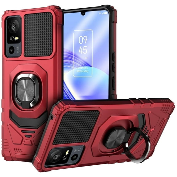 Rome Tech for TCL 40 XE 5G Armor Case - Red