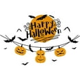 thumbnail image 2 of Pegatinas de pared de murciélagos de calabaza de Halloween: calcomanías para escaparates de artículos de fiesta,calcomanías de pared para bricolaje en el hogar,la oficina y la decoración, 2 of 6