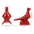 thumbnail image 2 of Houderco Estatua De Paloma Roja Para De Accesorio Arquitectónico Chino Para Hogar, 2 of 6