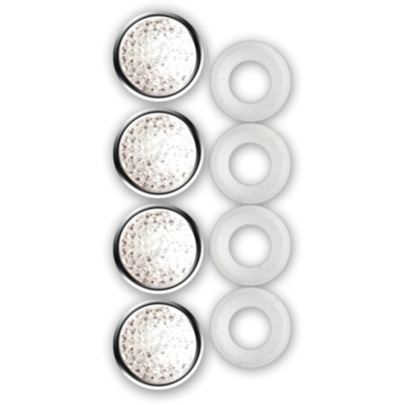 Cruiser Accessories License Plate Fastener Caps, Chrome/Clear Pave ...
