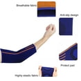 thumbnail image 4 of Unique Bargains 1 Pair Thickened Elbow Protection Elbow Pads Tightening Breathable Elbow Brace Blue M Size for Sports, 4 of 6