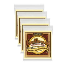 4 PACK Ernie Ball 2063 Earthwood Acoustic 80/20 bronze Banjo Strings 5-string bluegrass