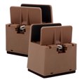 thumbnail image 5 of Parvistic 2pcs Bed Risers Adjustable Furniture Risers Table Heightened Lifts Desk Feet Risers, 5 of 10