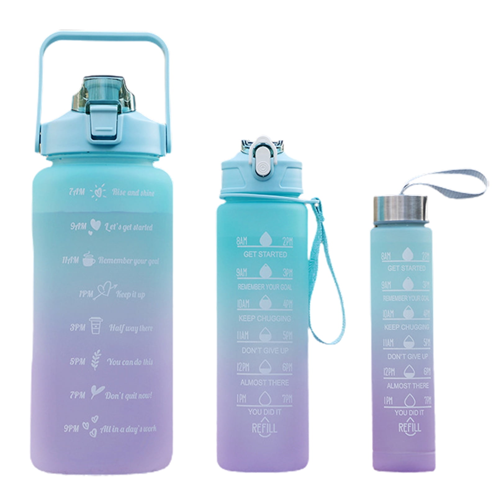 Unique and cute water bottles to help you drink your 5+ cups a day. This  2000ml huge water bottle can be topped up a couple of times a day…