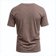 thumbnail image 5 of LRGSHF Short Sleeve for Men Summer Basic Tee Shirt V Neck Breathable Shirts Running Athletic Workout Shirt Soft Casual Tops, 5 of 5