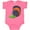 Hot Pink, variant on Inktastic Wooly bear caterpillar- cute baby insect Boys or Girls Baby Bodysuit