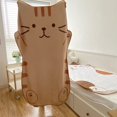 thumbnail image 3 of Cat Shape Flannel Plush Blanket, 3 of 5