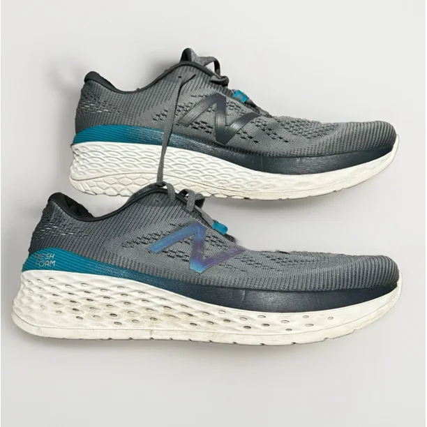 New Balance Men’s Size 13 D Fresh Foam More V1 Running Shoes Gray MMORDO