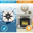 thumbnail image 6 of Mi Alma Black Star Shaped Peel & Stick Tiles - Vinyl Backsplash 8x8, 6 of 9